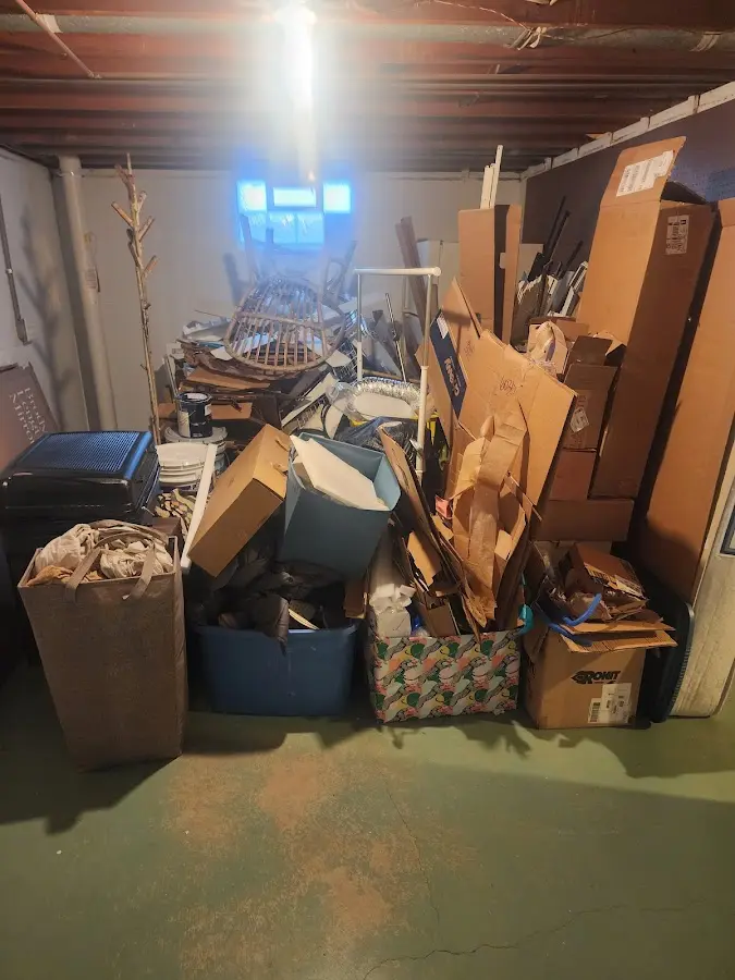 Roll-off dumpster container at job site for Roll Off Dumpster Rental in Ocala